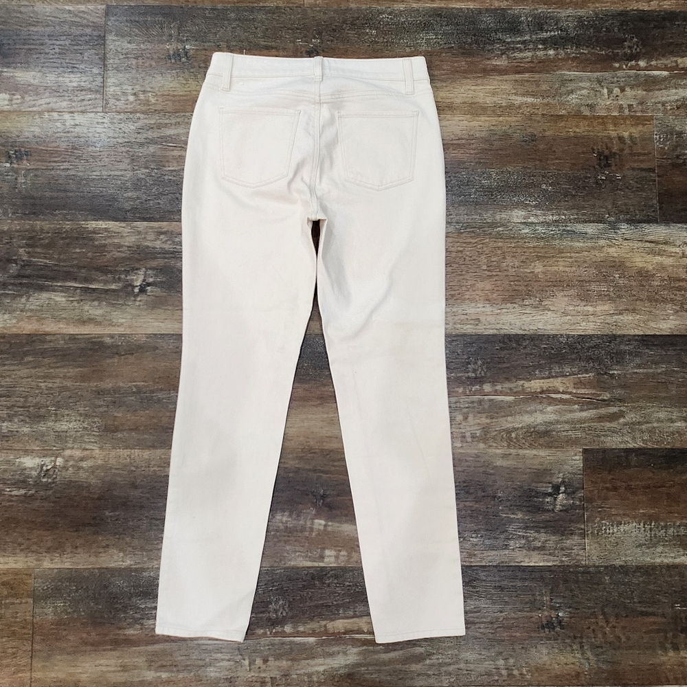 Talbots Slim Ankle Jeans Size 4 - Natural Color - Picture 11 of 11